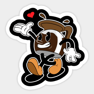 Matching Couple Coffee Milk Perfect Pair 1a Sticker
